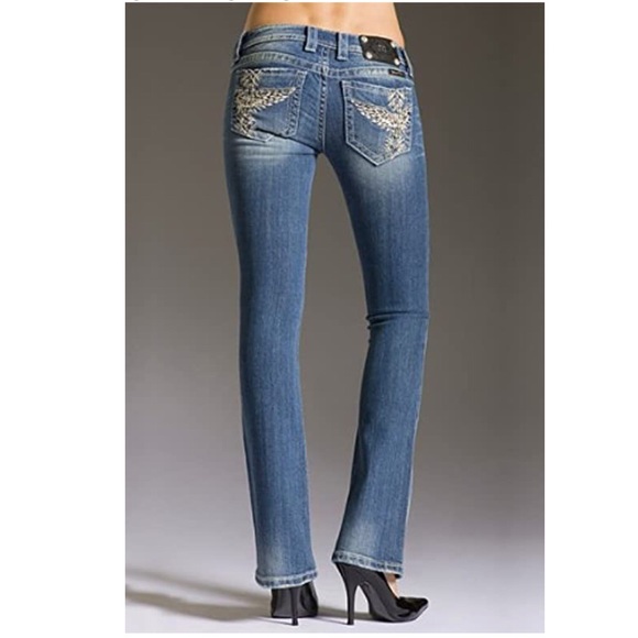 Miss Me Denim - Miss Me Sz 28 Floating Wing Bootcut